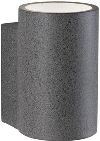 Paulmann Licht Paulmann LED Außenwandleuchte Concrea IP65 110x135mm 3000K 6,8W 300lm 230V, Beton, schwarzer Sandstein (94500)