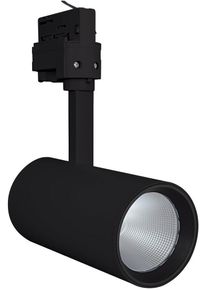 LEDVANCE Stromschienen-Strahler TRACK SP D75 25 W 4000 K 90RA NFL BK, 1900lm, schwarz (4058075113589)