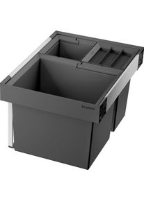 Blanco Flexon II Low 50/3 Manuell, Abfallsammler, 2x19 l, 2x8 l, schwarz (526640)