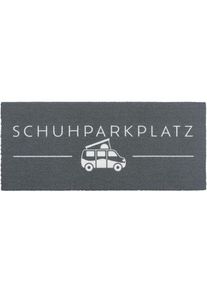 Lako Fußmatte Schuhparkplatz, 75x33cm, Motiv Campingbus