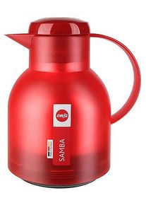 Emsa Samba Isolierkanne Quick Press, 1L, rot