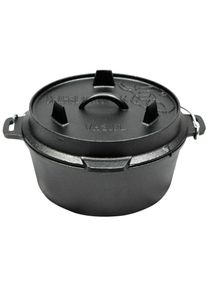 Valhal Outdoor Feuertopf, flacher Boden, 3,8L
