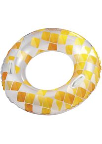 Happy People Mosaik Schwimmring, XL, PVC, orange/gelb