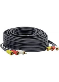 caratec Connect Cinch-A/V-Leitung, 10m