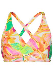 Seafolly Women's Wonderland Wrap Front F Cup Bikini top Women (34, multi)