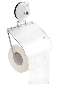 Eurotrail Toilettenpapier-Halter, mit Saugnapf, weiß