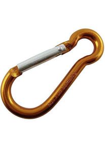 Karabinerhaken, Alu, orange, 2 Stück