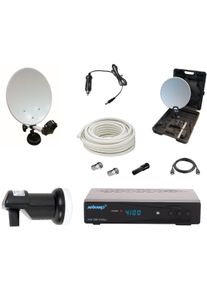 Ankaro ANK CAMP 2 Campingset Satantenne inkl. HD-Receiver