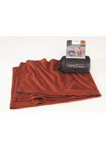 Cocoon Reisedecke, 180x140cm, Merinowolle, terracotta