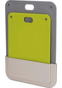 Joseph Joseph Door Store Schneidebrett-Set, 2-teilig, silber/grau/grün