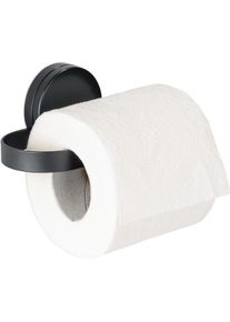 Wenko Pavia Static-Loc Plus WC-Rollenhalter, schwarz