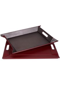 freeform Duo Wendetablett, 55x41cm, anthrazit metallic/burgund
