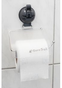 Eurotrail Toilettenpapier-Halter, mit Saugnapf, anthrazit