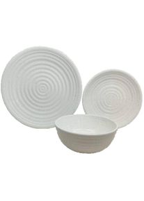 Flamefield Granite Pearl Geschirrset, 12-teilig