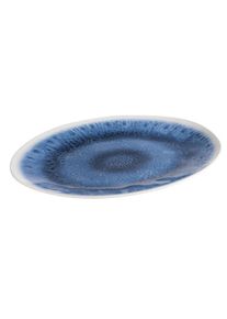 APS Blue Ocean Servierteller, 35,5x48cm, weiß/blau