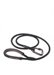 Mountain Paws Rope Lead Hundeleine, 120cm, schwarz