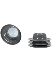 Gimex Vivid Line Eierbecher, 4er Set, grau/blau