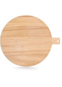 zeller Stripes Schneidebrett mit Griff, Ø30,5cm