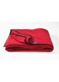 Cocoon Reisedecke, 200x160cm, Fleece, rot