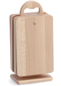 zeller Brettchenständer-Set, 7-teilig, Buche