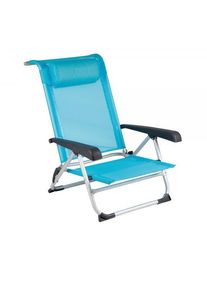 Bo-Camp Saint-Tropez Strandstuhl, blau