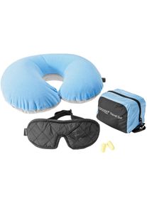 Cocoon Ultralight Reise-Set, 3-teilig, hellblau/schwarz