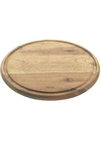 Metaltex Schneidebrett, Ø24cm, akazie