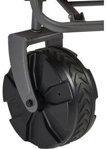 Uquip Buddy Ersatzräder, schwarz, 4 Stück