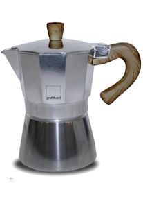 Gnali & Zani Venezia Espressokocher, Aluminium, 6 Tassen