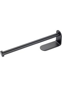 Wenko Nio Küchenrollenhalter, selbstklebend, schwarz