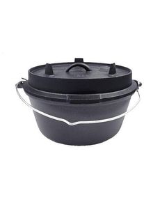 Valhal Outdoor Feuertopf, flacher Boden, 8L