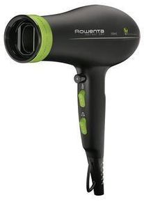 Rowenta Eco Intelligence CV6030 Haartrockner, 1500 W, 2 Gebl&auml;sestufen, Aufh&auml;nge&ouml;se, schwarz/gr&uuml;n