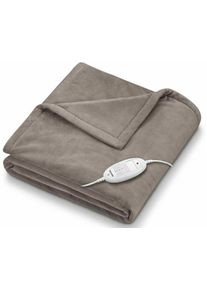 Beurer HD 75 Cosy Heizdecke, 100 W, 6 Temperaturstufen, 180x130 cm, taupe