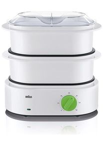 Braun FS 3000 TributeCollection Dampfgarer, 850W, 3,1l, wei&szlig;