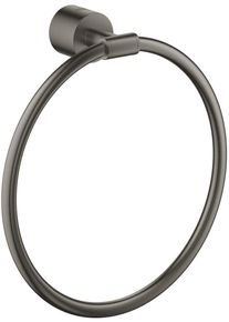 Grohe Atrio Handtuchring, hard graphite geb&uuml;rstet (40307AL3)
