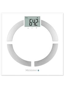 Medisana BS 444 connect K&ouml;rperanalysewaage, Bluetooth, 8 Nutzer, BMI-Berechnung, wei&szlig;