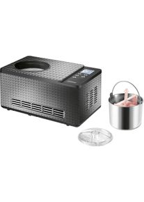 Unold Elektro Unold 48897 Speiseeismaschine, 150W, 1.5 L, in 30 Min., Timer, 3 Programme, Edelstahl