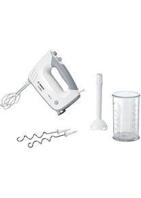 Bosch ErgoMixx MFQ36440 Handmixer, 450 W, 5 Geschwindigkeitsstufen, spülmaschinengeeignet, weiß