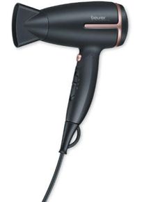 Beurer HC 25 Reisehaartrockner, 1600W, 2 Stufen, Klappgriff, schwarz (59113)