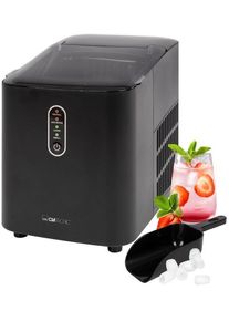Clatronic EWB 3798 Eisw&uuml;rfelbereiter, 1,1 L Wassertank, 2 Eisw&uuml;rfelgr&ouml;&szlig;en, schwarz (263993)