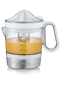 Severin CP 3535 Zitruspresse, 40W, 1l, Fruchtfleisch individuell regelbar, Edelstahl geb&uuml;rstet/wei&szlig;