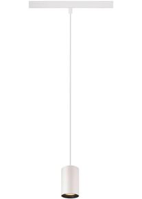 SLV 48V TRACK NUMINOS XS DALI, Pendelleuchte, weiß / schwarz, 8.7W, 690lm, 3000K, CRI90, 55° (1006792)
