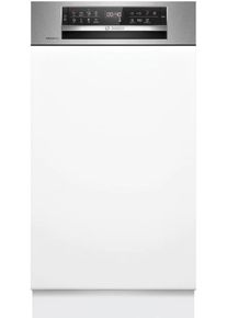 Bosch SPI6EMS17E Serie 6 Teilintegrierter Geschirrspüler, 45 cm breit, 10 Maßgedecke, Efficient Dry, 3-fach Rackmatik, Silence Plus, Besteckschublade,