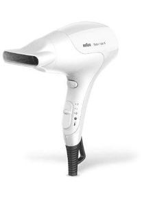 Braun HD 180 Haartrockner, 1800 W, Infrarot-Heizsystem, Styling D&uuml;se, wei&szlig;