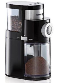 Rommelsbacher EKM200 Kaffeem&uuml;hle, 110 Watt, 250 g, Scheibenmahlwerk, schwarz