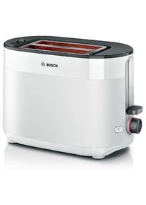 Bosch TAT2M121 Bosch, 950 W, 2 Schlitze, Auftaufunktion, Nachtoastfunktion, weiß