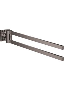 Grohe Allure Doppel-Handtuchhalter, schwenkbar, L&auml;nge 460 mm, schwenkbar 90&deg;, hard graphite (40342A01)