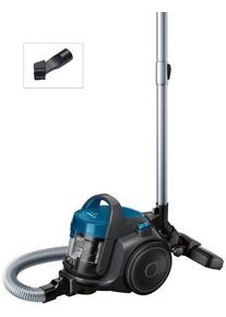 Bosch BGC05A220A Bodenstaubsauger, 700W, Ultra-kompakt, EasyStorage, grau/blau