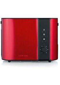 Severin AT 2217 Automatik-Toaster, 800W, Aufwärmstufe, Defroster-Stufe, rot-metallic