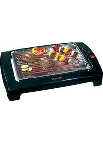 Bomann BQ 1240 N CB Barbecue-Tischgrill, 2000W, Auffangschale, schwarz